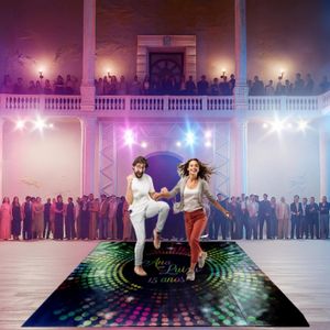 Pista De Dança Festas Personalizado 5Mx5M + Fita Dupla-face