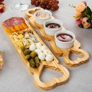 Tábua Frios Petisqueira Aperitivos Porta Molhos Petisqueira de Madeira