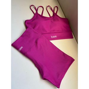 Conjunto Fitness Roupa Para Academia Treinar Feminino Confortável Cós Alto Bojo