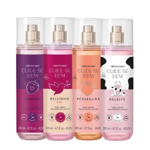 Body Splash Cuide-Se Bem O Boticário 200ml - Perfume Colônia Pós Banho