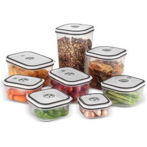 Conjunto Kit Potes Herméticos Electrolux - 8 unidades, Plástico