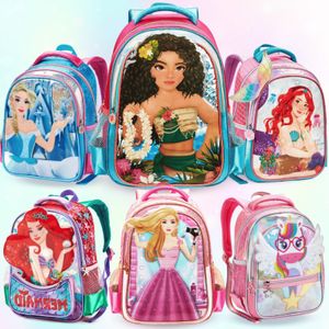 Mochila Menina Feminina Bolsa Escolar Infantil Unicórnio Sereia Princesa Pequena / Grande Pré Creche