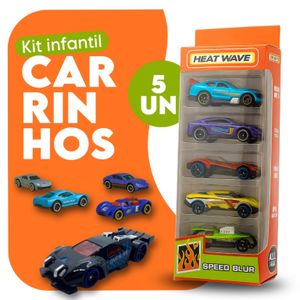 Kit 10 Carrinhos De Ferro Estilo Hot Wheels Coleção Miniaturas Brinquedo Infantil