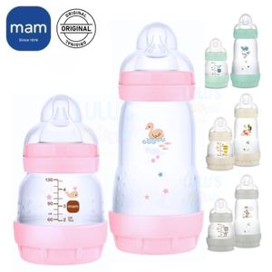 Kit c/ 2 Mamadeiras MAM Easy Start Anticólica 130ml e 260ml Variações Mamadeiras MAM ORIGINAL ENVIO IMEDIATO