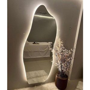 Espelhos Varios Modelos Oval Redondo Orgânico  de Vidro Lapidado Para Banheiro Sala Quarto