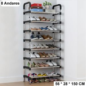 3-8 Andares Sapateira Multiuso Para Calçados  Organizador Desmontável