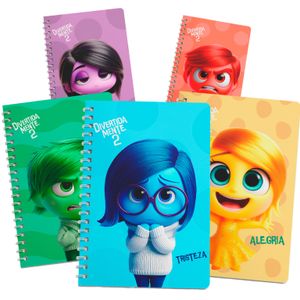 Caderno Divertidamente - Personagens - 1 materia - 96 folhas