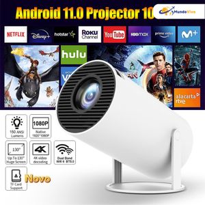 Projetor 4K HD, adequado para celular, TV Box, Xbox, PS, PC, suporte WiFi, HY300 Pro Magcubic, envio imediato
